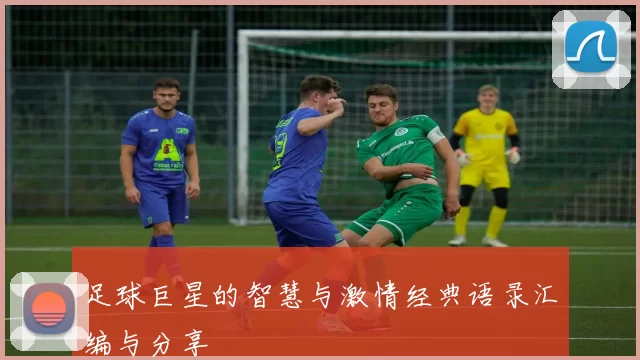 足球巨星的智慧与激情经典语录汇编与分享